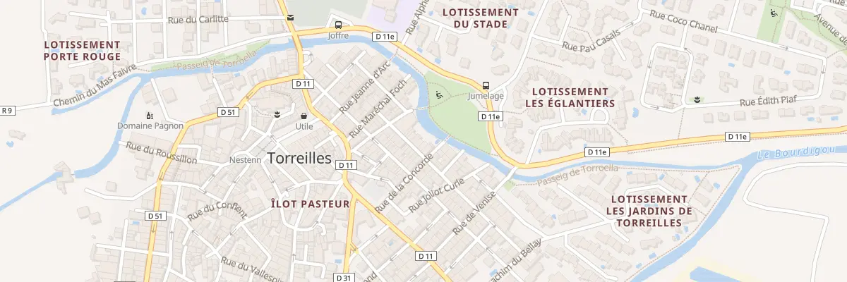 Plan du 19 Rue du Docteur Ferroul à Torreilles