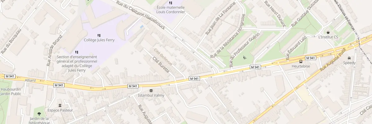 Plan du 36 Rue Capitaine Haezebrouck à Haubourdin