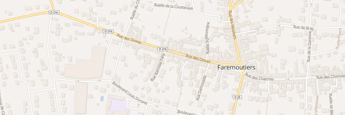 Plan du 36 Rue des Ormes à Faremoutiers
