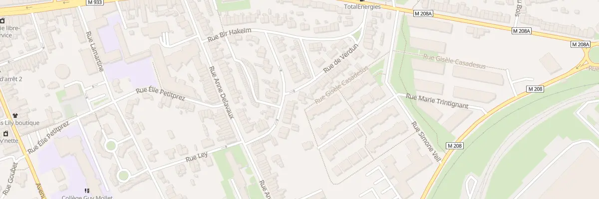 Plan du 16 Rue de Verdun Lomme à Lille