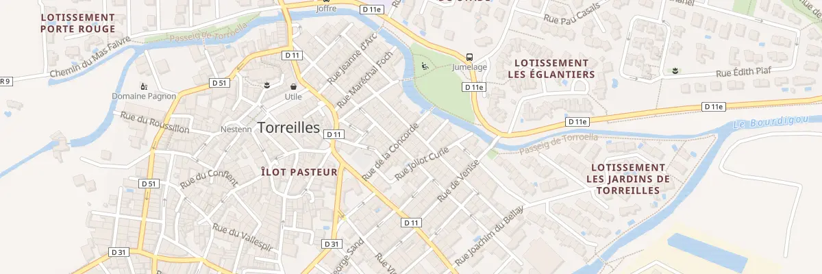 Plan du 20 Rue du Docteur Ferroul à Torreilles