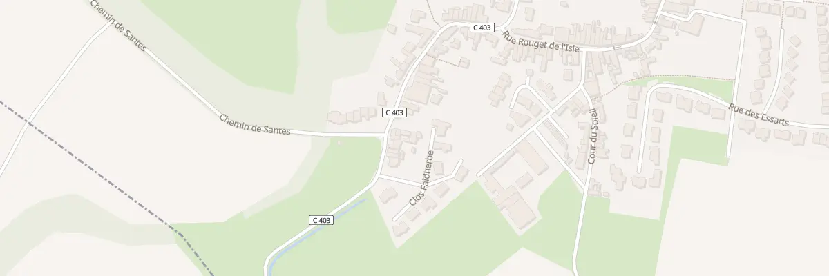 Plan du 23 Rue Faidherbe à Emmerin