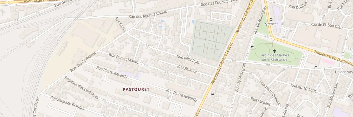 Plan du 13 Rue Felix Pyat à Narbonne
