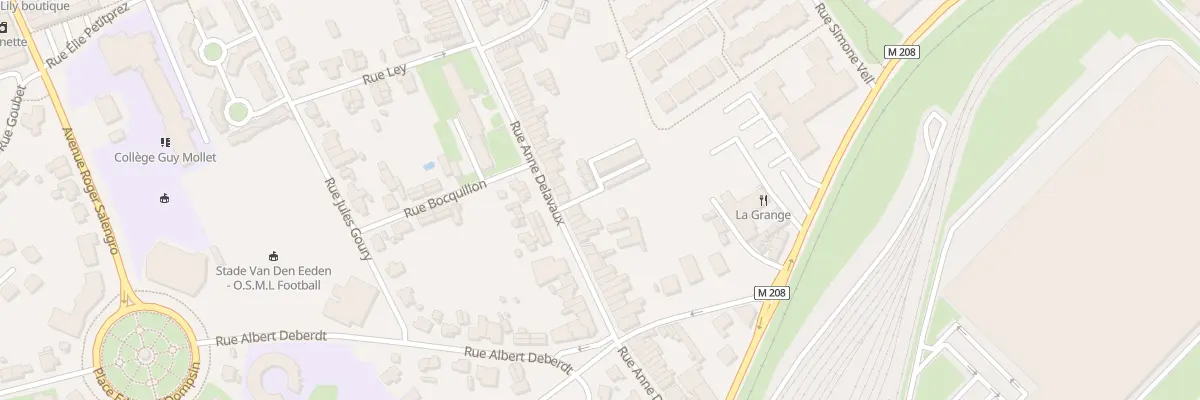 Plan du 87 Rue Anne Delavaux à Lille