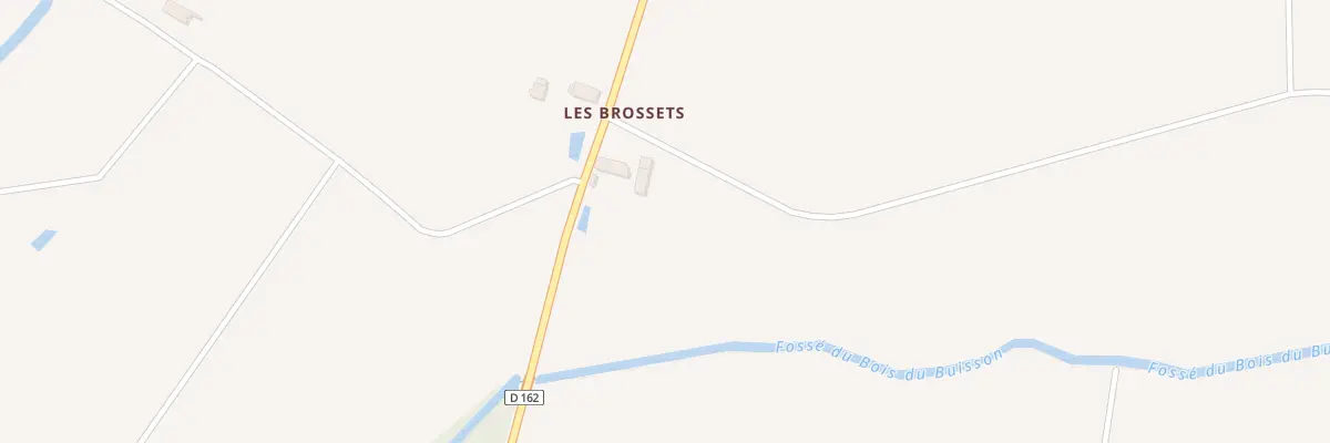 Plan du 5719 Les Brossets à Triguères