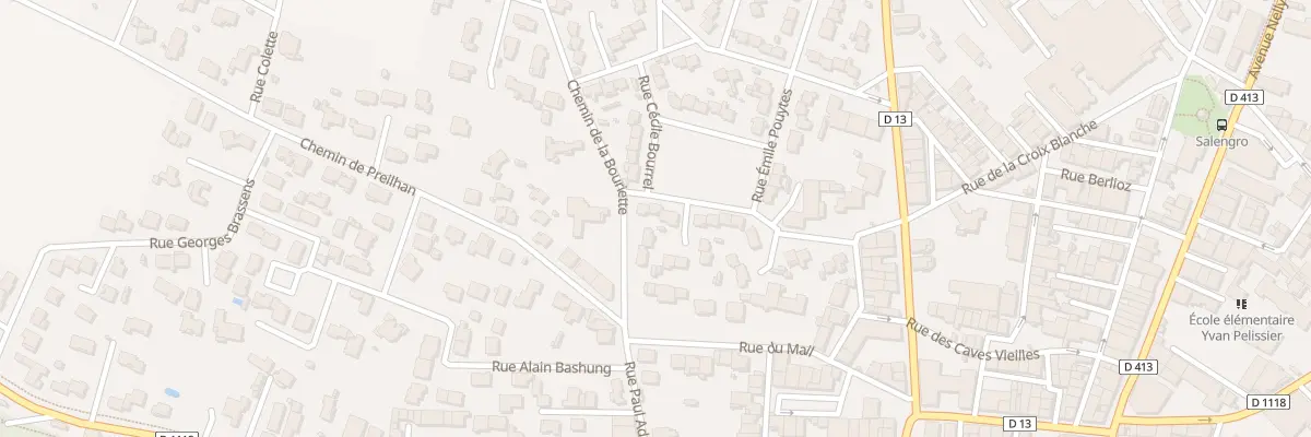 Plan du 19 Rue Francis Vals à Cuxac-d’Aude