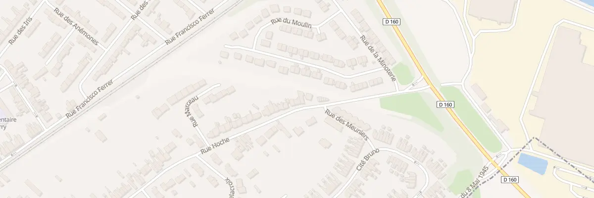 Plan du 101 Rue Hoche à Dourges