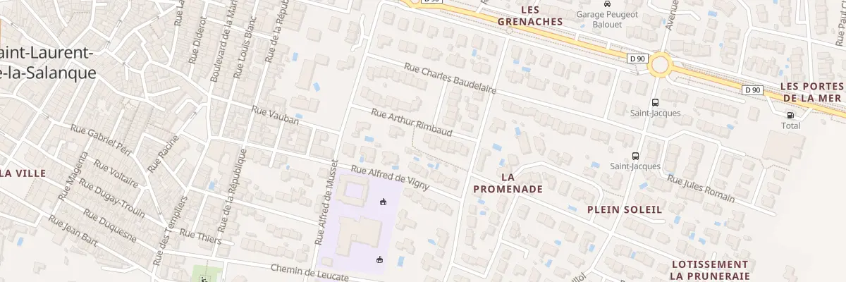 Plan du 1501 Rue Arthur Rimbaud à Saint-Laurent-de-la-Salanque