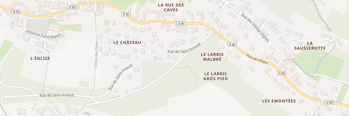 Plan du 91 Rue de St Arnoult à Bonneuil-en-Valois
