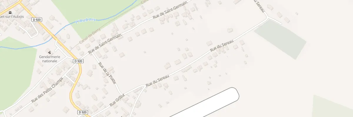 Plan du 24C Rue du Sereau à Jouet-sur-l’Aubois