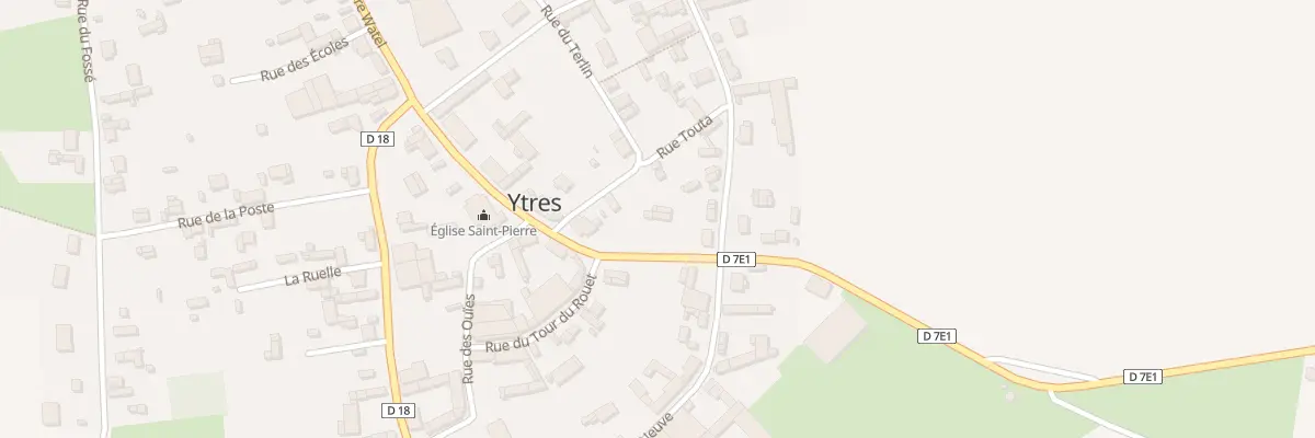 Plan du 23 Rue Watel à Ytres