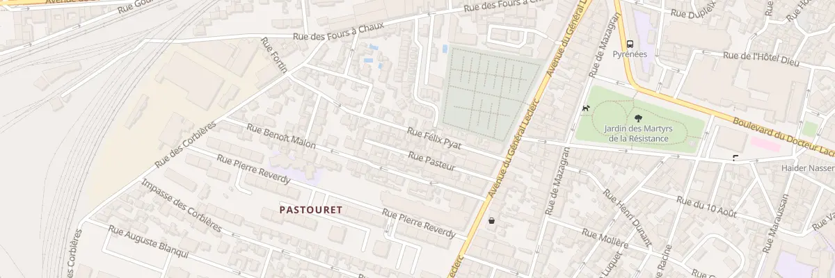Plan du 11 Rue Felix Pyat à Narbonne