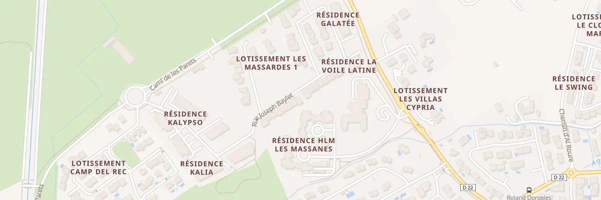 Plan du 23 Rue Joseph Baylet à Saint-Cyprien