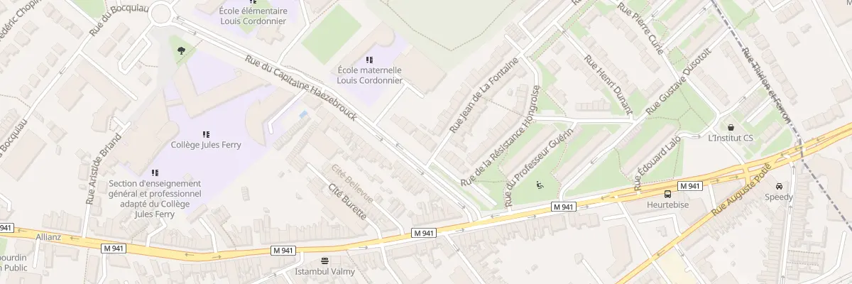 Plan du 9 Rue Capitaine Haezebrouck à Haubourdin