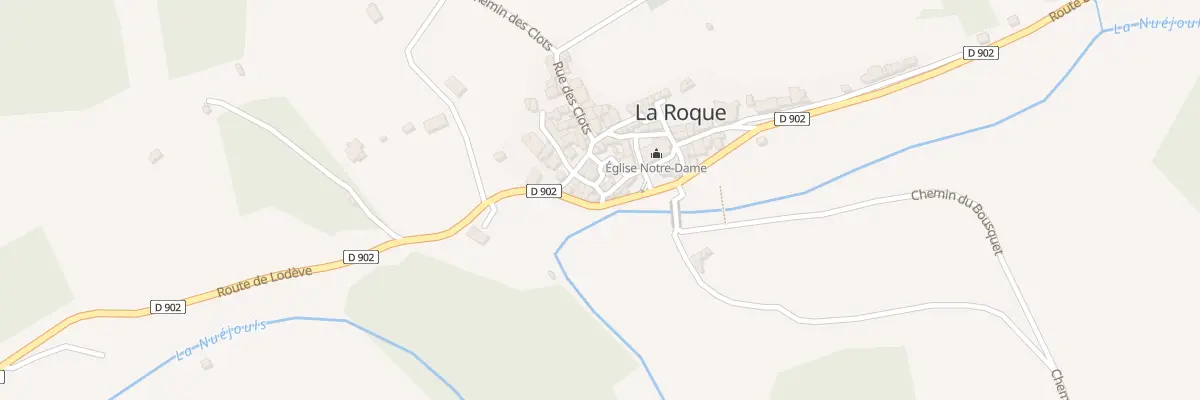Plan du 5200 La Roque à Fayet