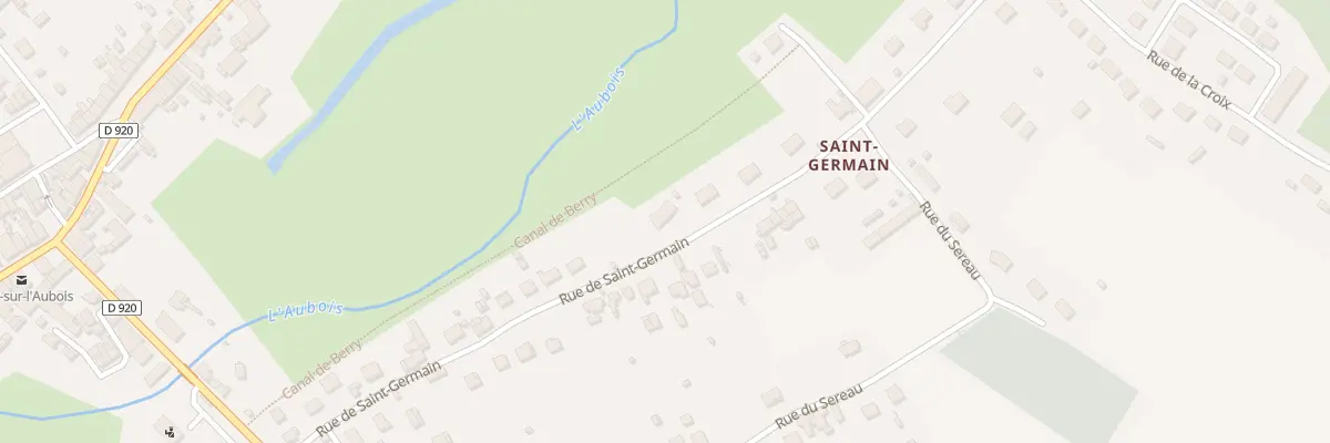 Plan du 9652F Rue de Saint-Germain à Jouet-sur-l’Aubois