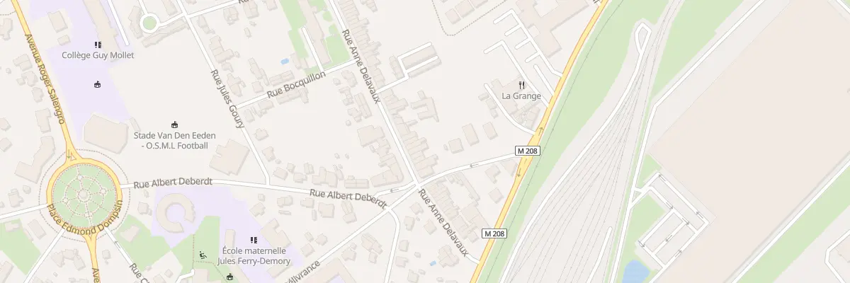 Plan du 107 Rue Anne Delavaux à Lille