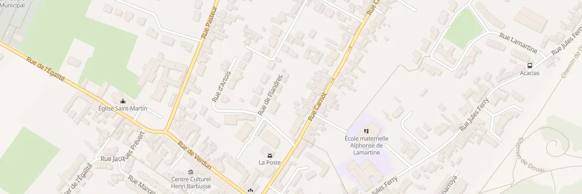 Plan du 25 Rue Carnot à Noyelles-Godault