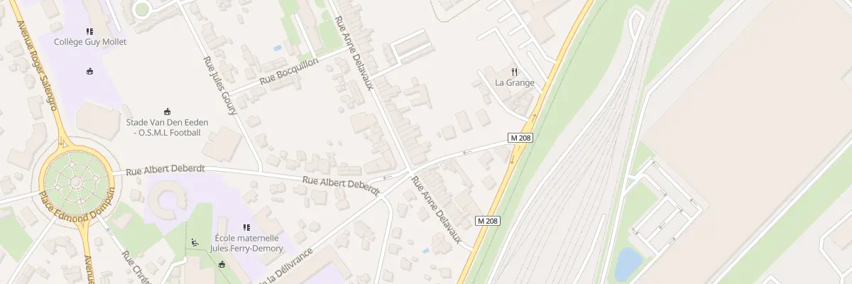 Plan du 113 Rue Anne Delavaux à Lille