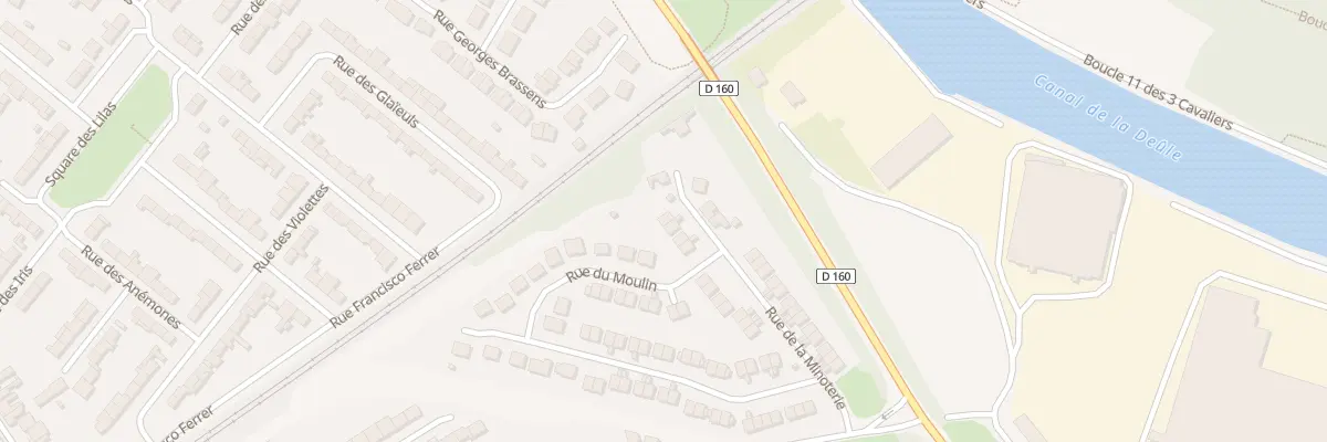 Plan du 21 Rue de la Minoterie à Dourges
