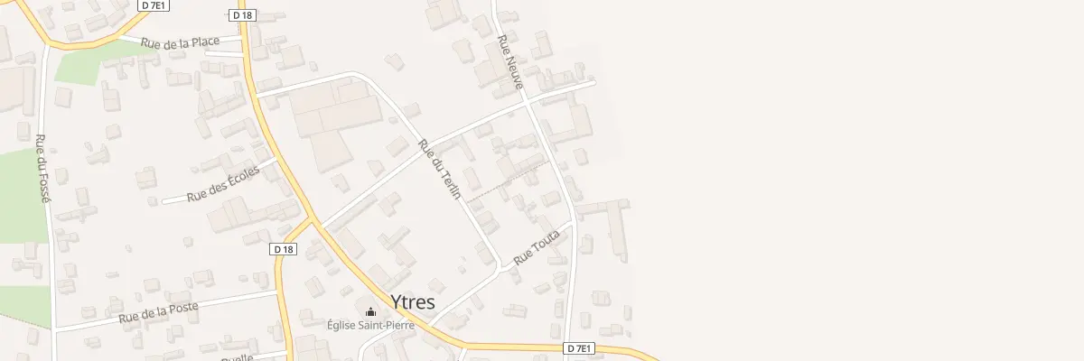 Plan du 25 Rue Neuve à Ytres