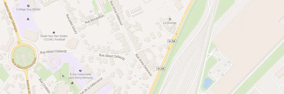 Plan du 117 Rue Anne Delavaux à Lille