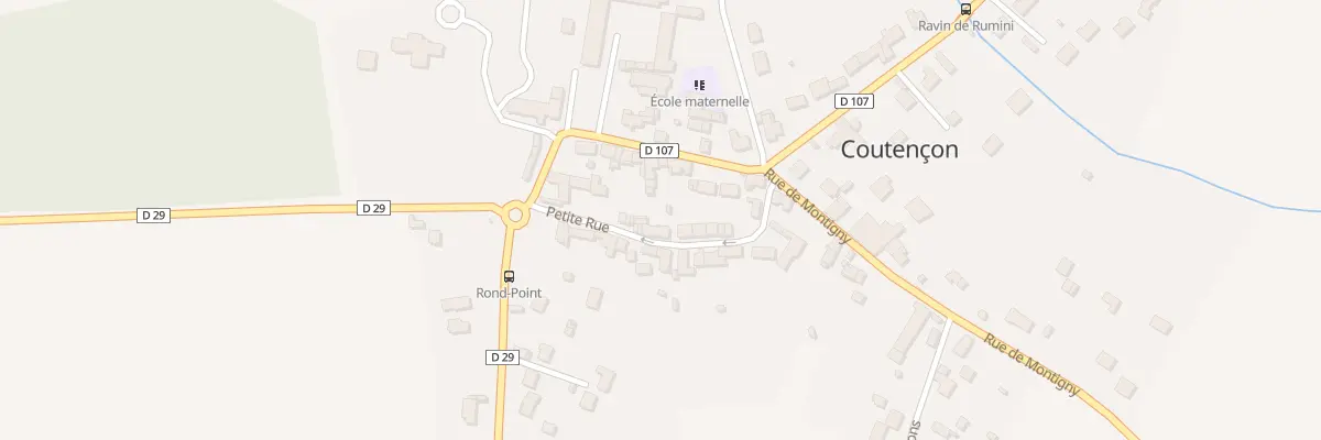 Plan du 95 Rue Petite Rue à Coutençon