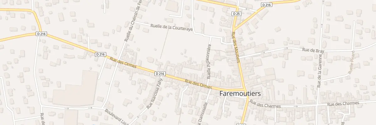 Plan du 5515 Rue des Ormes à Faremoutiers