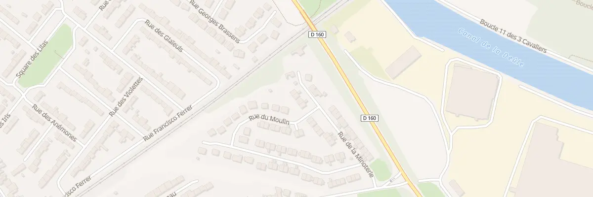 Plan du 19 Rue de la Minoterie à Dourges
