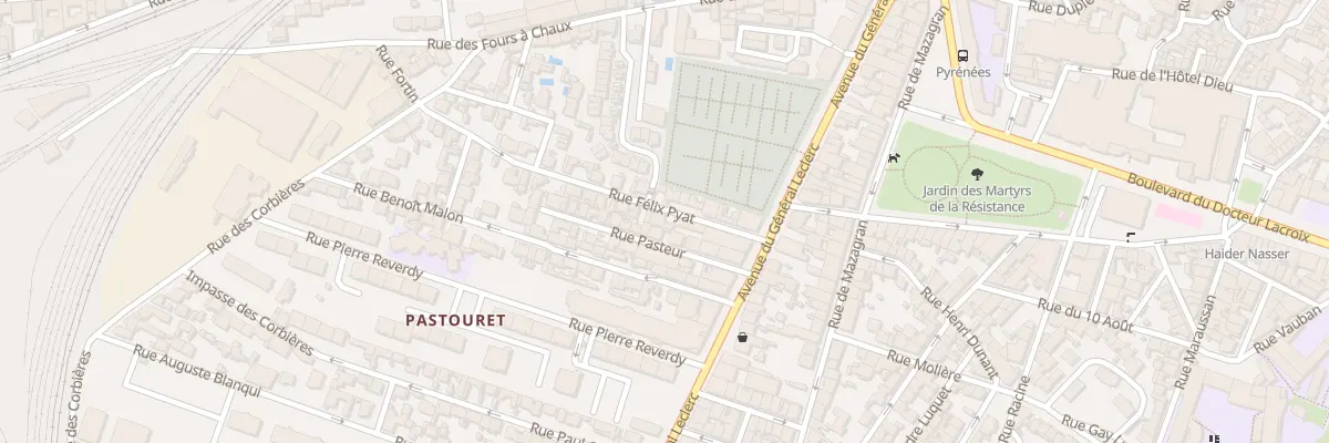 Plan du 7 Rue Félix Pyat à Narbonne