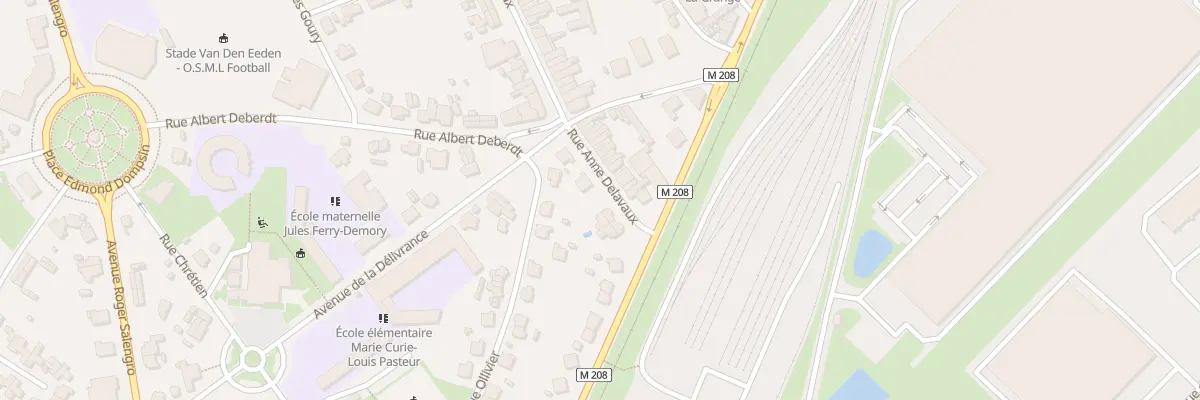 Plan du 130 Rue Anne Delavaux à Lille