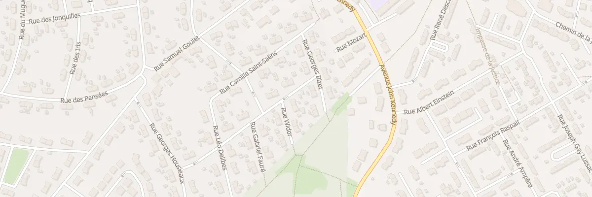 Plan du 2 Rue Widor à Oignies