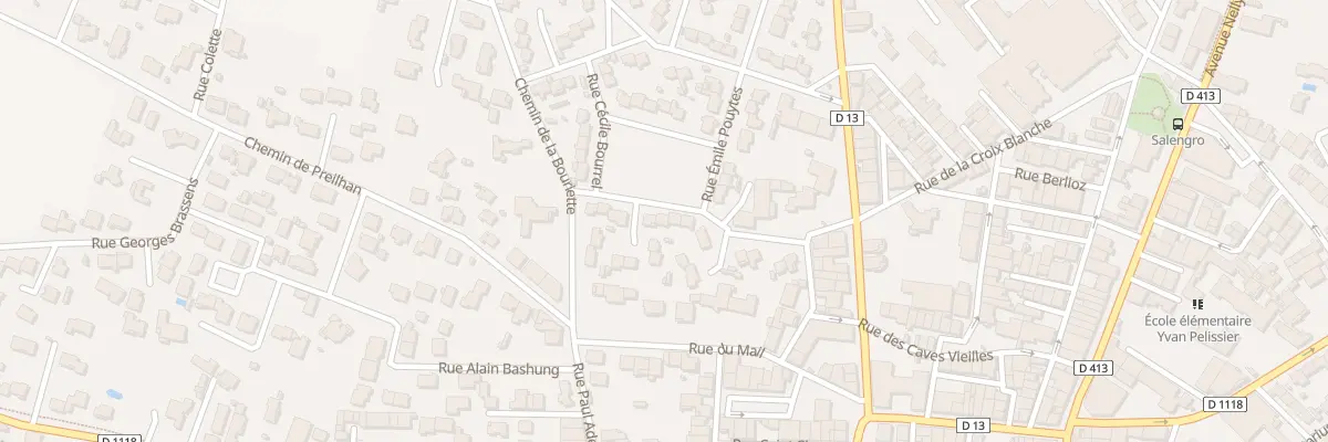 Plan du 13 Rue Francis Vals à Cuxac-d’Aude