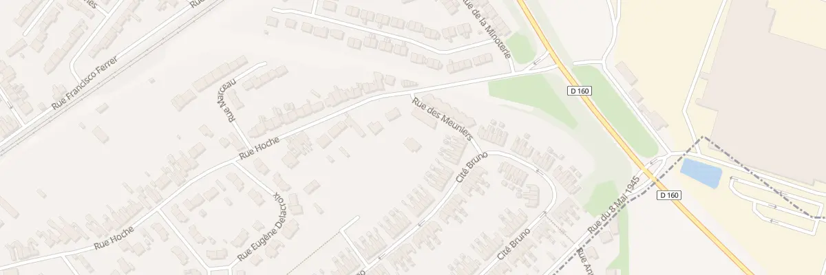 Plan du 72 Rue Hoche à Dourges