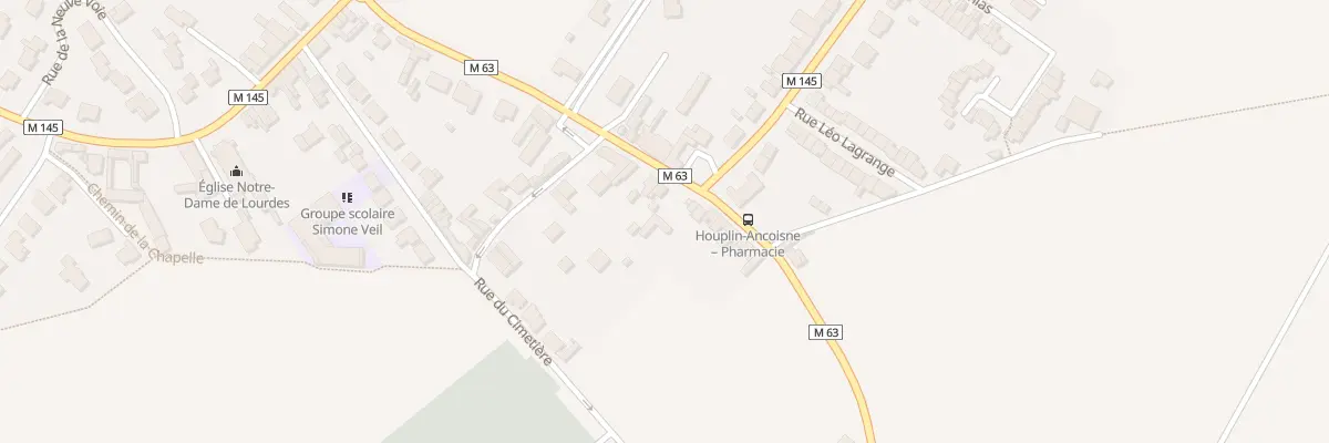 Plan du 17 Rue Jean Jaurès à Houplin-Ancoisne