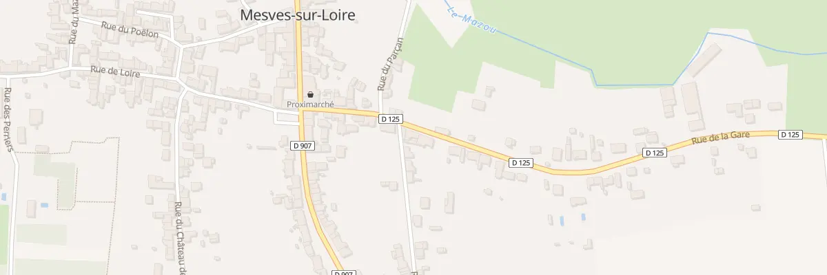 Plan du 12 Av de la Gare à Mesves-sur-Loire