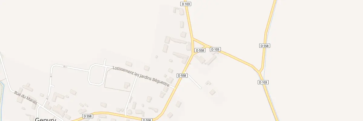 Plan du 935 Rue Principale à Genvry