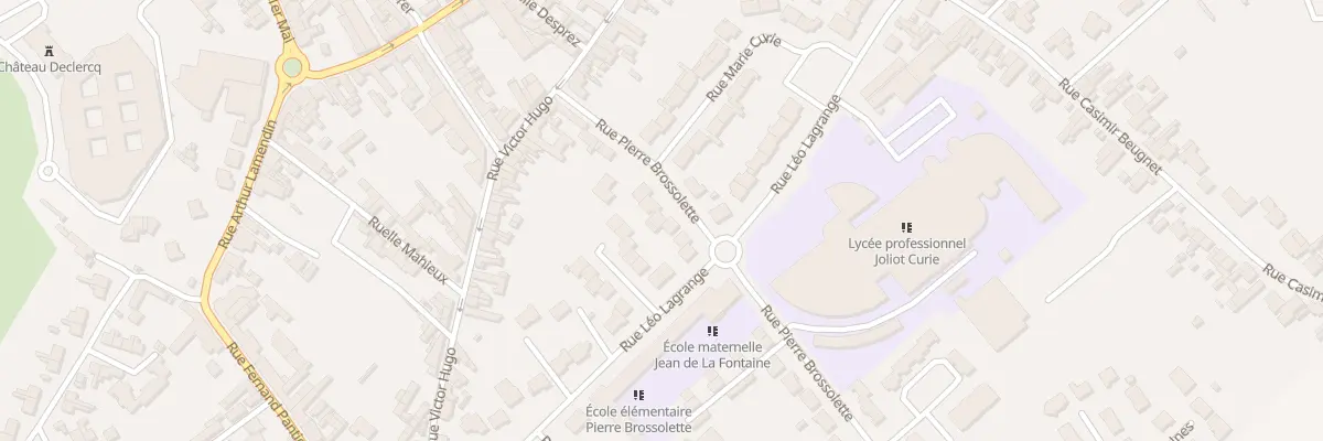 Plan du 12 Rue Pierre Brossolette à Oignies