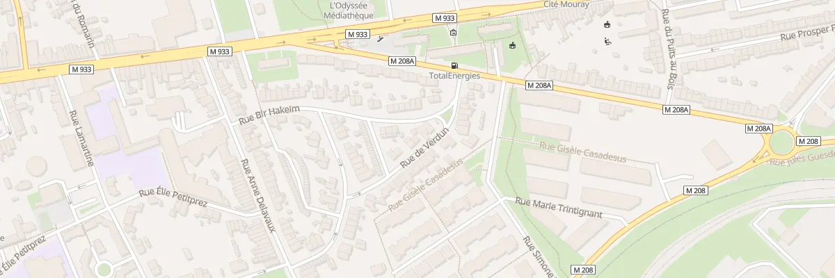Plan du 21 Rue de Verdun Lomme à Lille