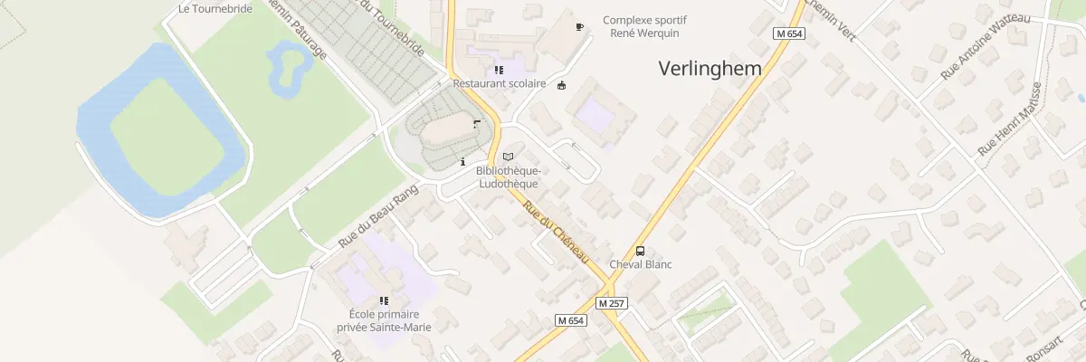 Plan du 7 Rue du Chéneau à Verlinghem