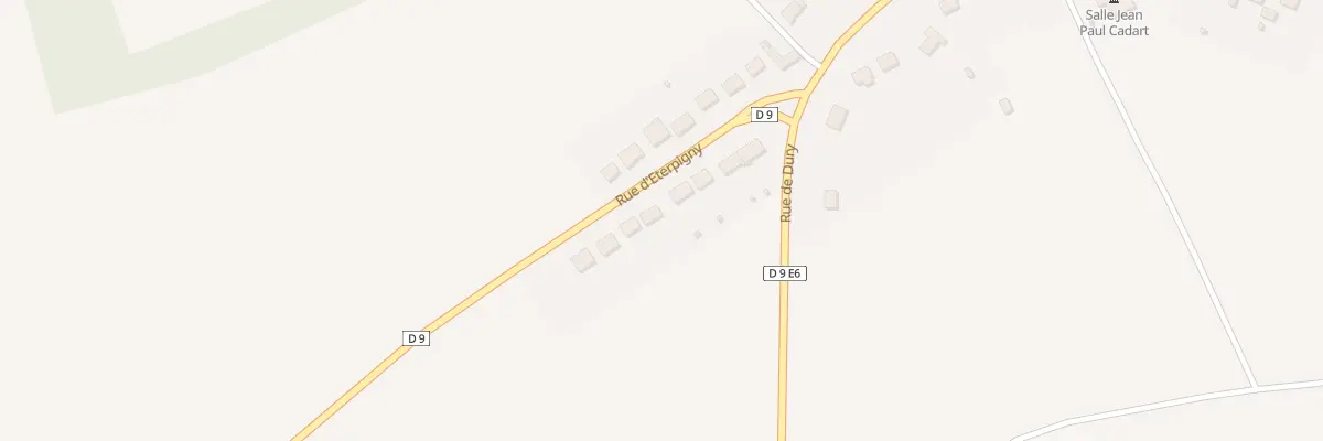 Plan du 9 Rue d’Eterpigny à Étaing