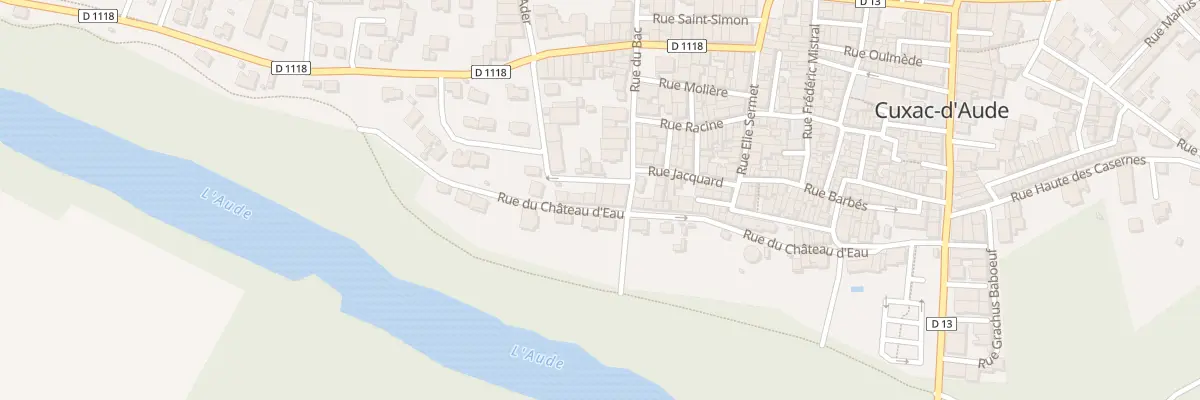 Plan du 42 Rue du Château d’Eau à Cuxac-d’Aude