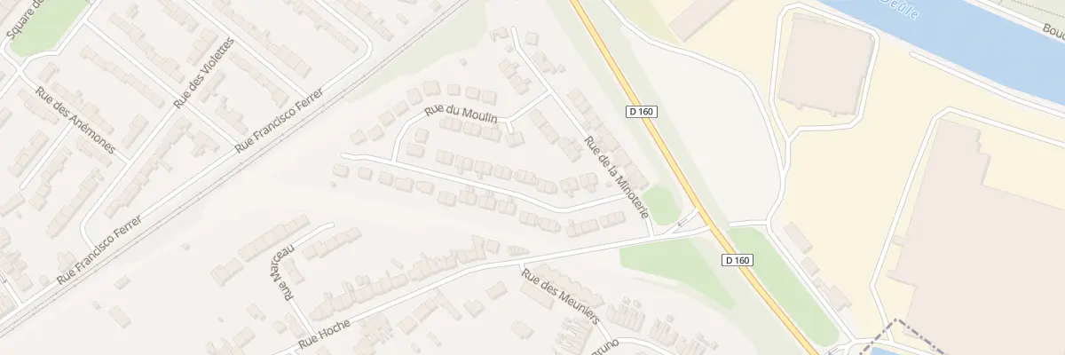 Plan du 14 Rue de la Malterie à Dourges