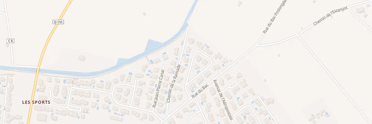Plan du 6 Rue du Contre Amiral Pares à Saint-Laurent-de-la-Salanque