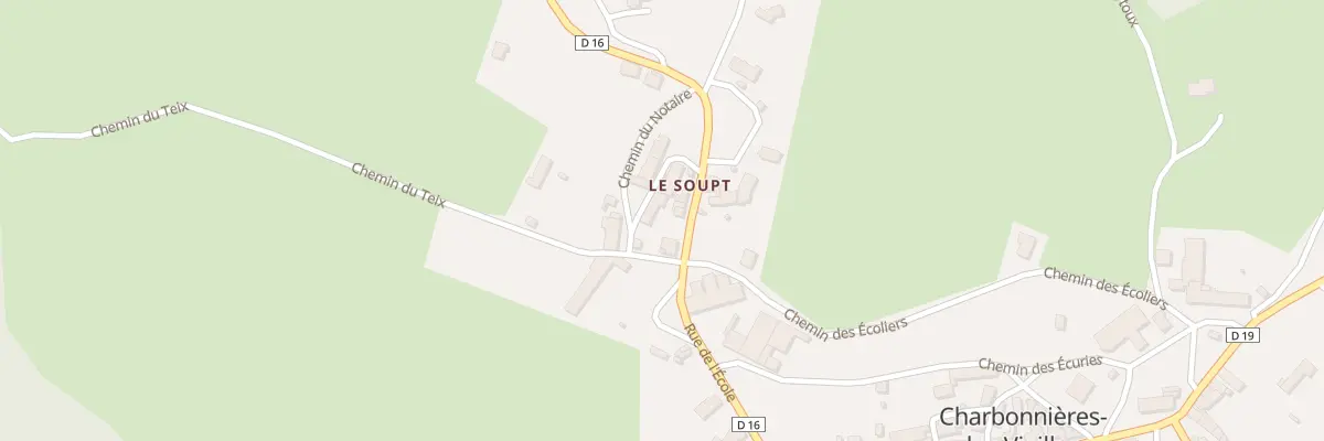 Plan du 1 Rte de Blot à Charbonnières-les-Vieilles