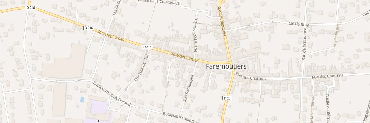 Plan du 16 Rue des Ormes à Faremoutiers
