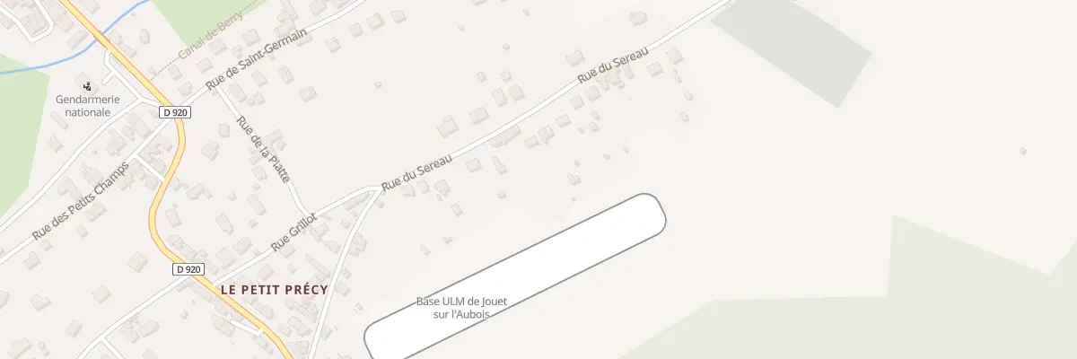 Plan du 25 Rue du Sereau à Jouet-sur-l’Aubois