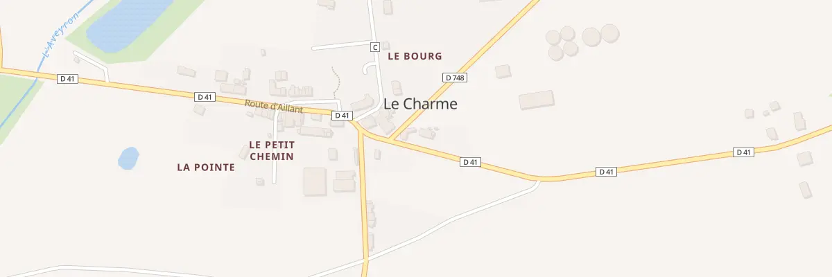 Plan du 5 Rte de Champignelles au Charme