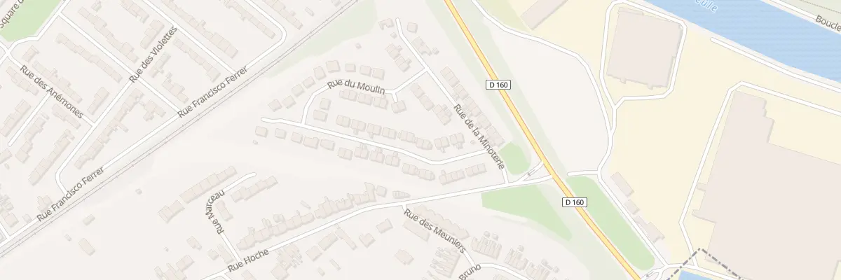 Plan du 12 Rue de la Malterie à Dourges