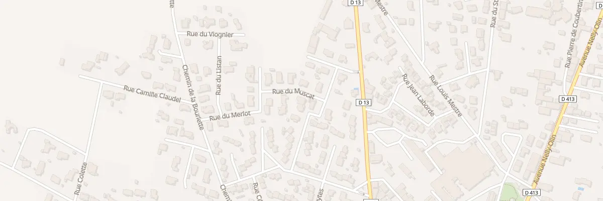 Plan du 1 Rue du Muscat à Cuxac-d’Aude